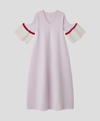 POTTERY SHORT BELL SLEEVE FLARE DRESS