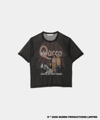 QUEEN sheer jersey regular-fit T-shirt
