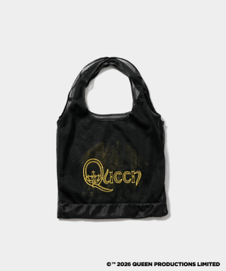 flip QUEEN crest mesh marche bag