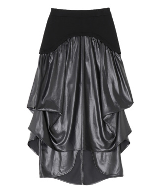 GLOSSY TUCK DRAPE SK