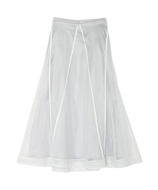 MESH TRIANGLE FLARE SKIRT