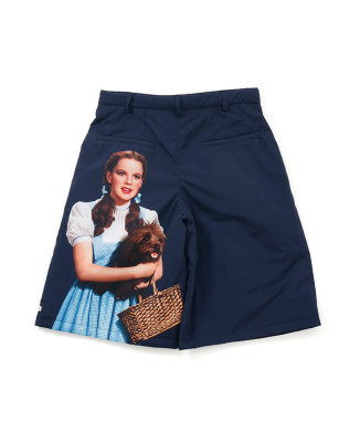 QUILTED LINING WIDE SHORTS