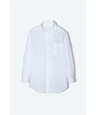 Scarf collar shirt