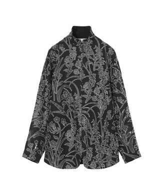 Washi Print Sheer Jacket