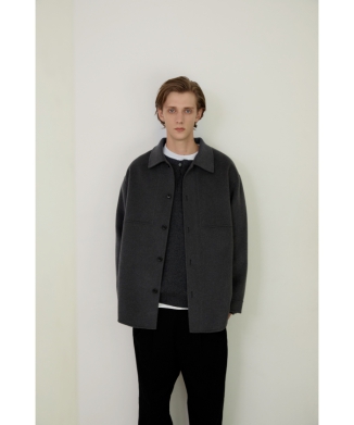 ［10月下旬～11月上旬お届け予定］【Na.e x DAEL】Wool Cashmere SHIRT JAKET
