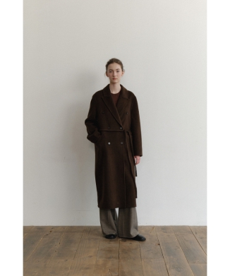 ［10月中旬～下旬お届け予定］Wool Cashmere Double Coat