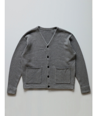 ［11月上旬～中旬お届け予定］【Na.e / DAEL】TEXTURED KNIT CARDIGAN