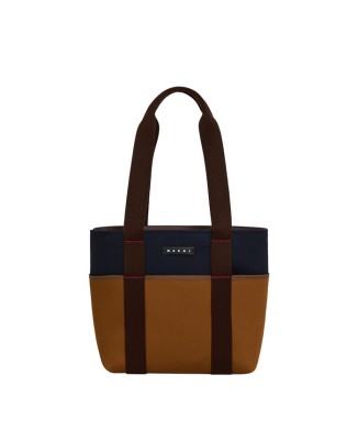 Colorblock Canvas Tote M