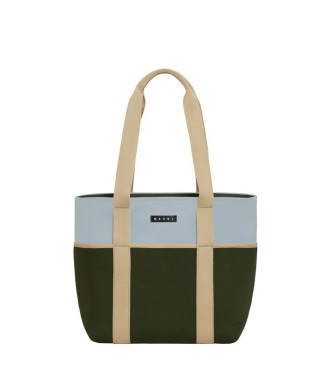 Colorblock Canvas Tote L