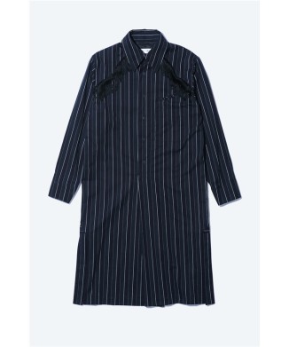 Striped fringe dress