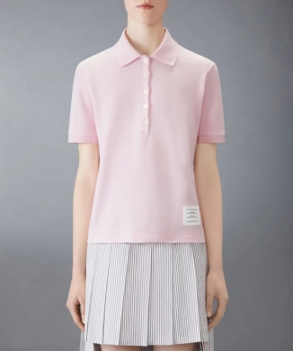 【THOM BROWNE】クラシック ピケ 4-BAR ポロシャツ