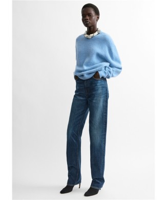Classic alpaca crew knit