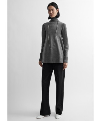 Wool turtleneck top