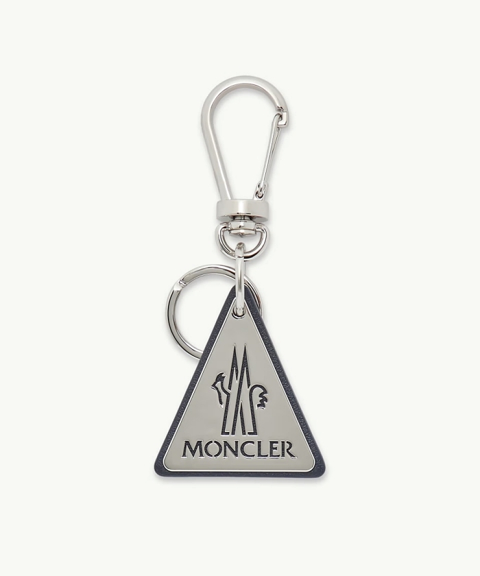 ☆MONCLER☆ロゴ キーリング 正規品 MONCLER モンクレール キーホルダー バッグチャーム ロゴ レザー