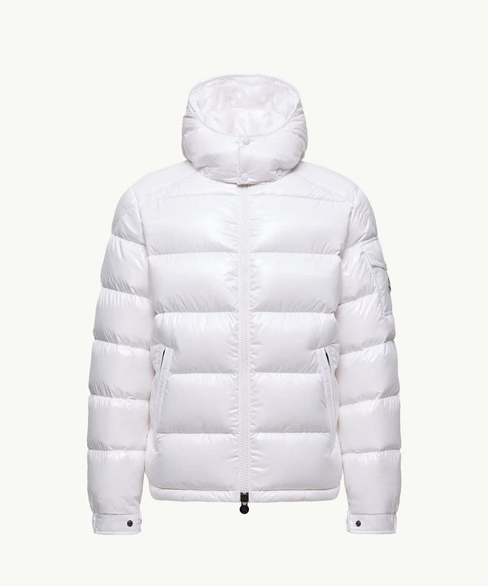 み*こ様 【お値下げ中】MONCLER ライエ　軽量ダウンジャケット ホワイト Moncler Maya ショートダウンジャケット(FM59A043)｜阪急百貨店公式
