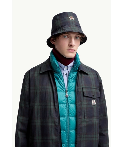 MONCLER MONCLER バケットハット ブルー&グリーン L MONCLER MONCLER バケットハット ブルー&グリーン L