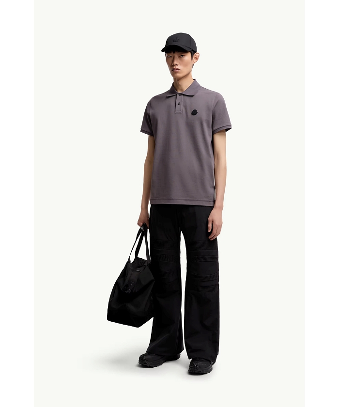モンクレール ポロシャツ 黒 モンクレール MONCLER シャツ ブラウス ブラック メンズ MONCLER
