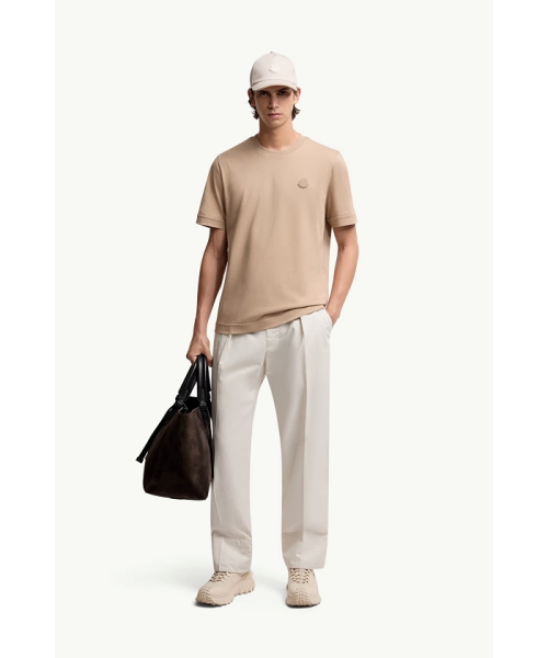 MONCLER MONCLER Tシャツ ライトベージュ XL MONCLER MONCLER Tシャツ ライトベージュ XL