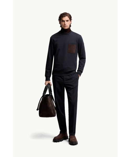 MONCLER MONCLER スウェットシャツ ネイビーブルー S