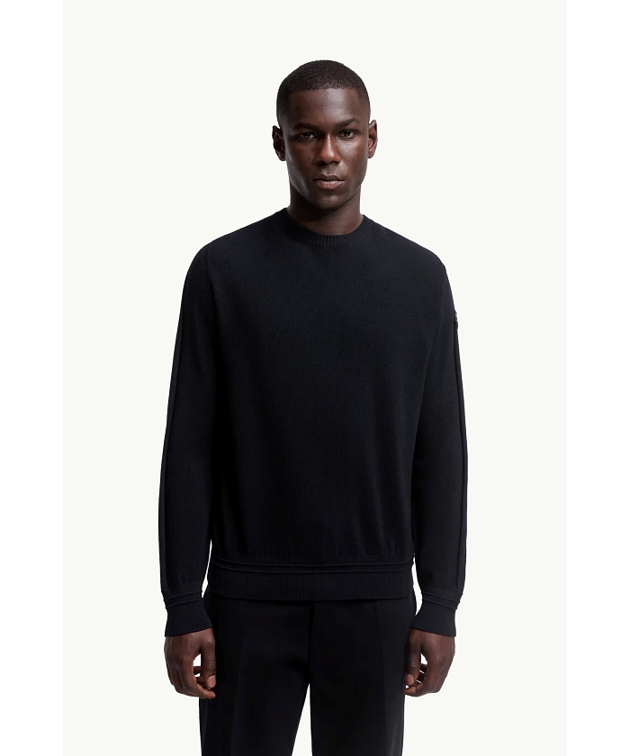 モンクレール　ニットセーター MONCLER モンクレール ニット セーター トップス 刺しゅうロゴ