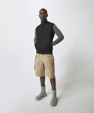 6829MB HyBridge Knit Vest Black Label