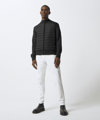 6830MB HyBridge Knit Jacket Black Label