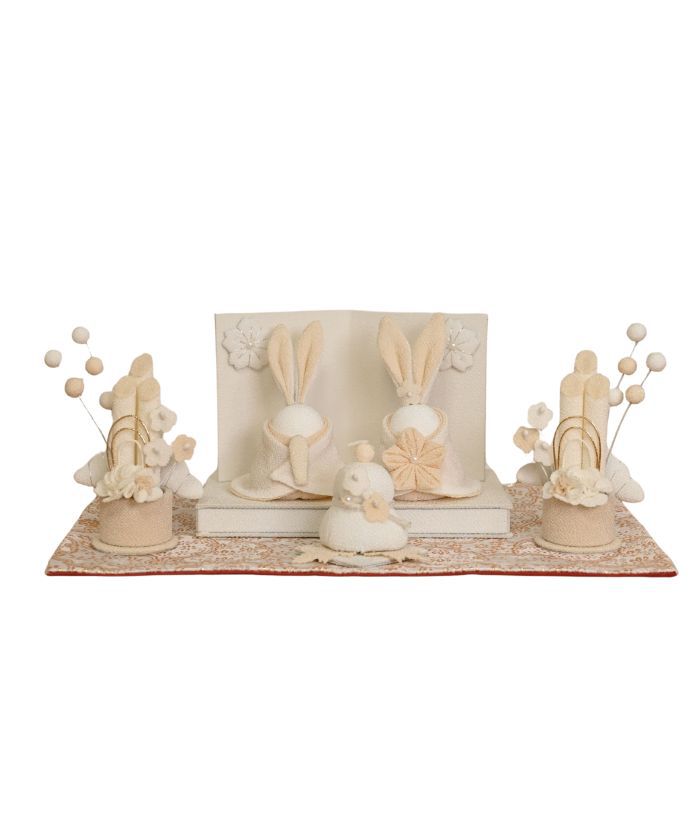 京都 夢み屋】白粋-HAKI- うさぎ雛迎春セット(G25NG005)｜阪急百貨店