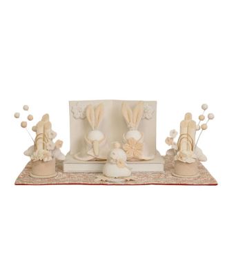 【京都 夢み屋】白粋-HAKI- うさぎ雛迎春セット