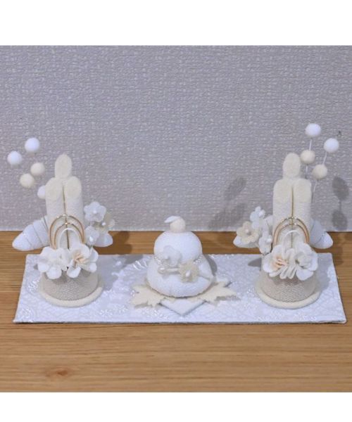 京都夢み屋　迎春宝くし鏡餅　写真15のプレゼント付き 京都 夢み屋】白粋-HAKI- 迎春飾り(G25NG006)｜阪急百貨店公式通販