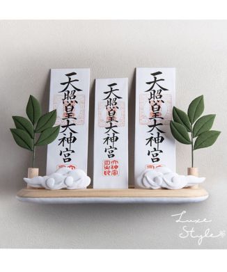 【京都 夢み屋】お神札立てセット 杜天とあ・さかき・くも/壁掛けタイプ大