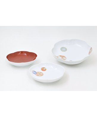 【深川製磁】26’寿赤絵 セットA