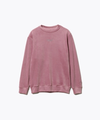 BAKUNE ベロア ロングスリーブ クルーネック