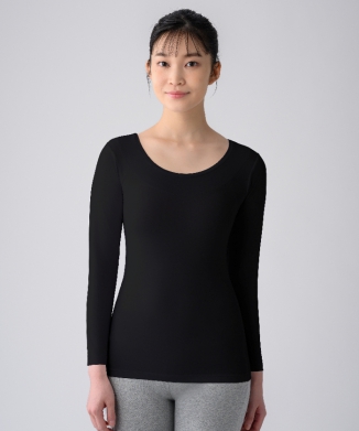 ReD バイタルテック Uネックインナー長袖 肩コリ改善