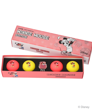DISNEY MINNIE GOLF 4BALL PACK