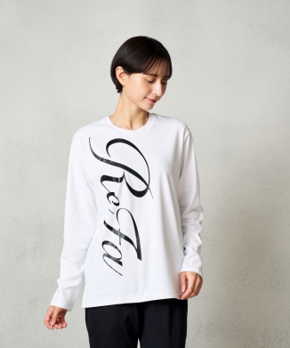 ReFa バイタルテック コンフォートジャージー クルーネックロングTシャツ ReFaロゴ