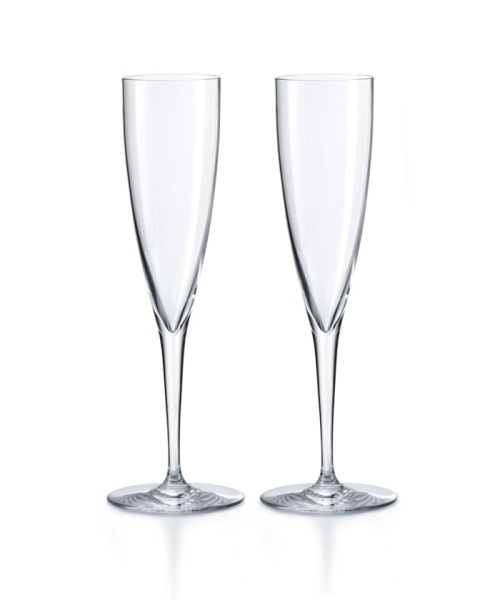 Baccarat ドン ペリニョン シャンパンフルート 2客セット