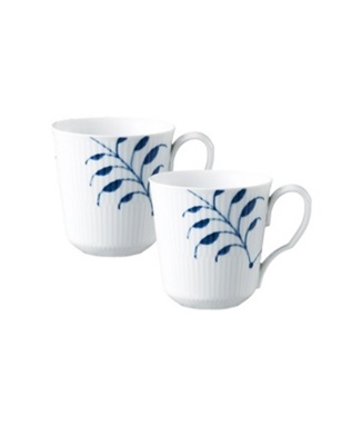 ブルーフルーテッド メガ マグSペア