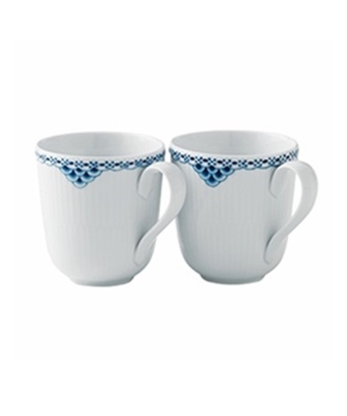 RoyalCopenhagen プリンセス マグペア 白 One RoyalCopenhagen プリンセス マグペア 白 One