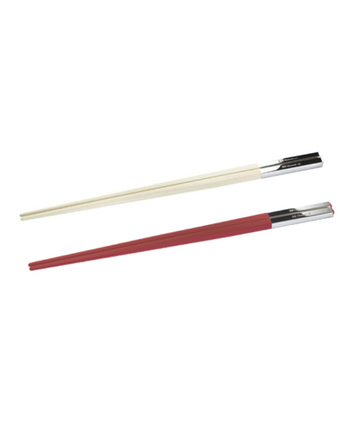 CHRISTOFLE UNI 箸 ペア 赤・白 赤・白 各23.5cm CHRISTOFLE UNI 箸 ペア 赤・白 赤・白 各23.5cm