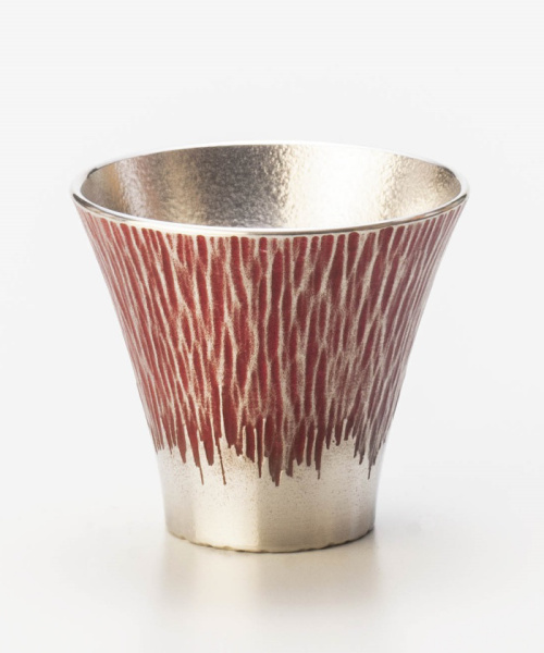 大阪錫器 富士山 酒盃