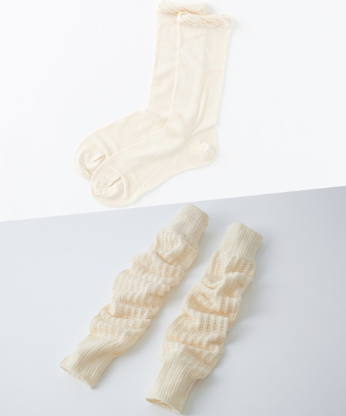 PRISTINE 薄手おやすみソックス、レーシー レッグ&アームウォーマー セット N 「おやすみソックス」22〜24cm「レーシー レッグ&アームウォーマー」フリー PRISTINE 薄手おやすみソックス、レーシー レッグ&アームウォーマー セット N 「おやすみソックス」22〜24cm「レーシー レッグ&アームウォーマー」フリー