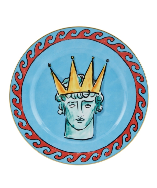 イル ヴィアッジョ ディ ネットゥーノ プレート 28cm ブルー