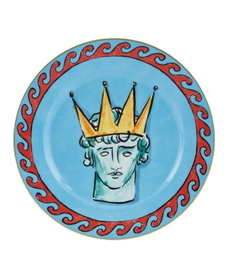 イル ヴィアッジョ ディ ネットゥーノ プレート 28cm ブルー