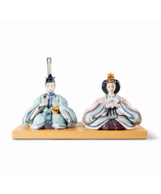 雛人形(Turquoise ＆ Pink)