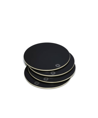 オクトゴン コースター ブラック