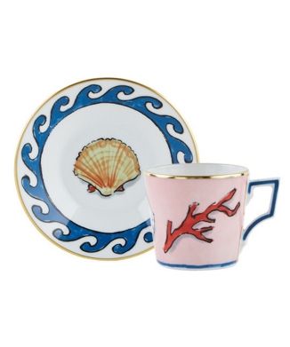 イル ヴィアッジョ ディ ネットゥーノ　コーヒーカップ＆ソーサー