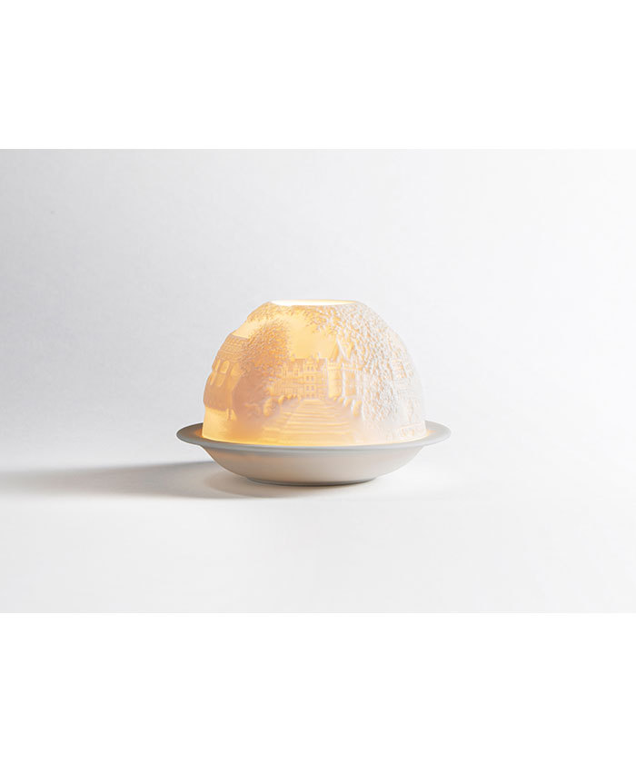 ベルナルド リトファニー キャンドルホルダー ロワール城 【新品箱入】 ロワールの城 引き出物 | ベルナルドの磁器