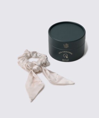 シルクリボンシュシュ 2WAYタイプ