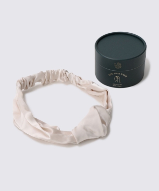 シルクヘアバンド