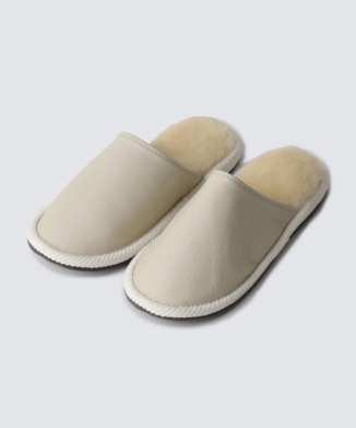 牛革 ルームシューズ